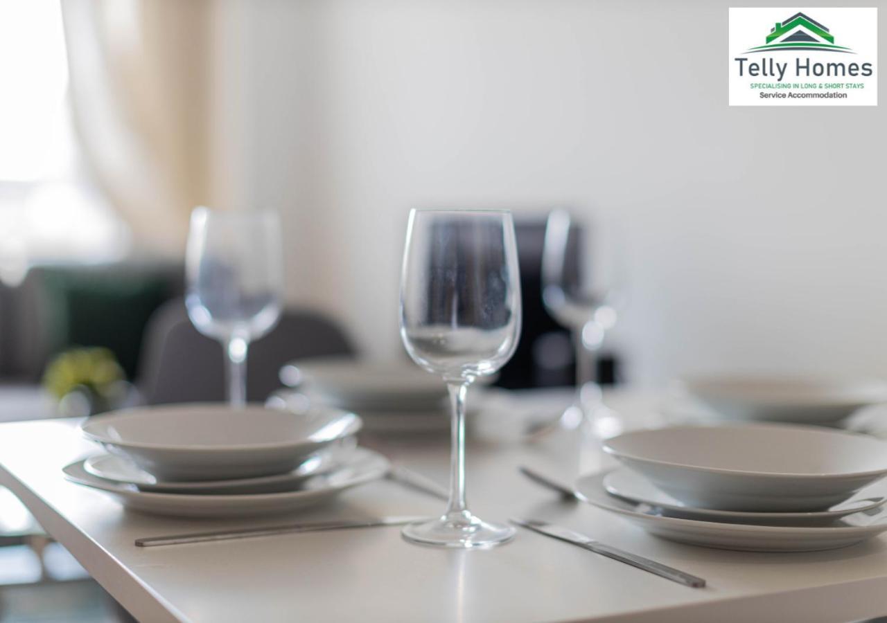 5 Percent Off Weekly And 20 Percent Off Monthly Bookings - Marigold Unit At Telly Homes Limited Birmingham City Centre -2 Bedroom Apartment, Free Wifi Exteriör bild