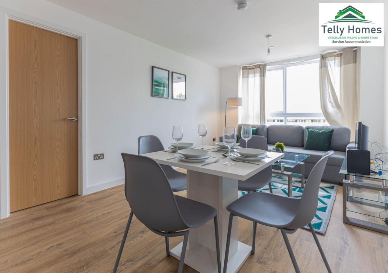 5 Percent Off Weekly And 20 Percent Off Monthly Bookings - Marigold Unit At Telly Homes Limited Birmingham City Centre -2 Bedroom Apartment, Free Wifi Exteriör bild