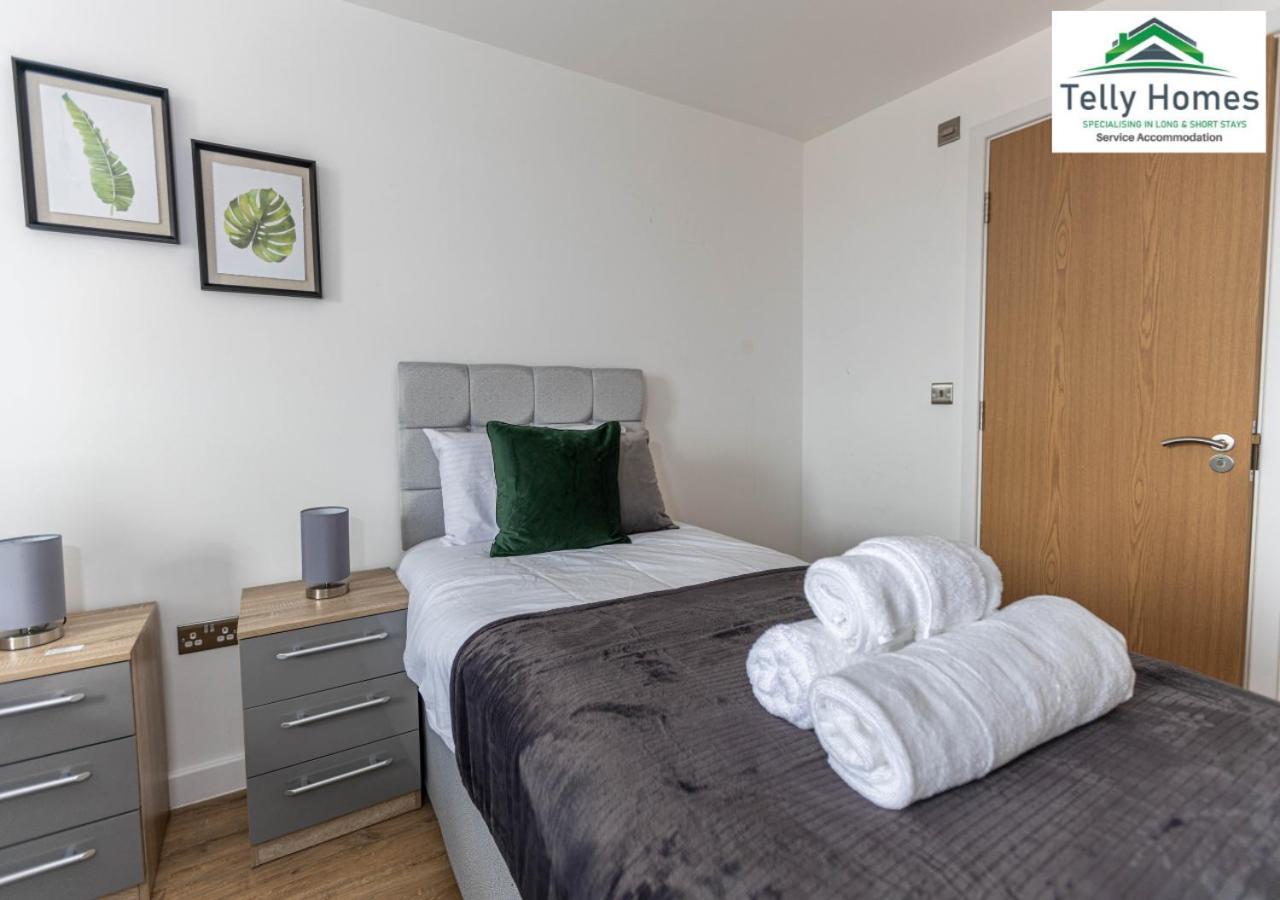 5 Percent Off Weekly And 20 Percent Off Monthly Bookings - Marigold Unit At Telly Homes Limited Birmingham City Centre -2 Bedroom Apartment, Free Wifi Exteriör bild