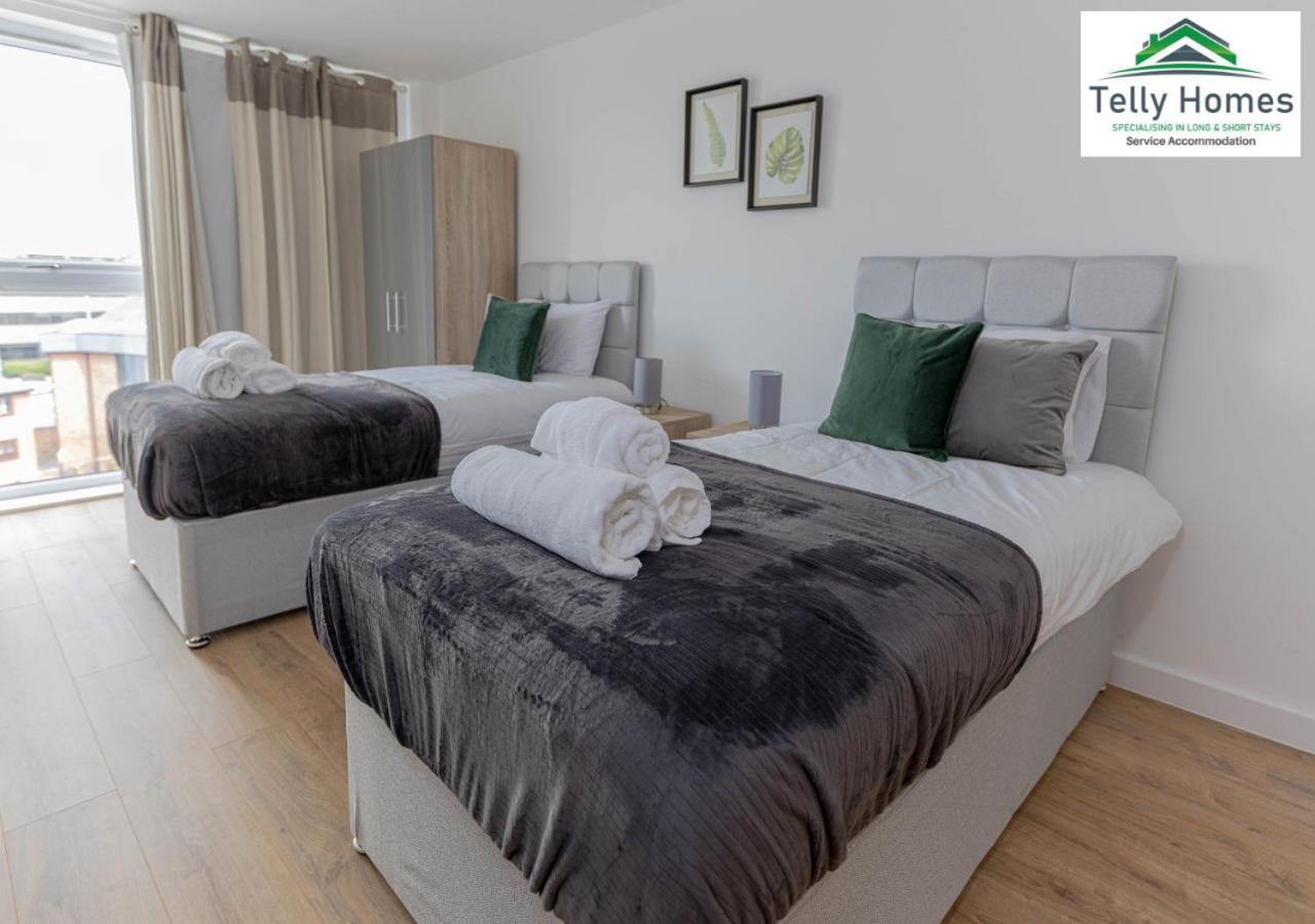 5 Percent Off Weekly And 20 Percent Off Monthly Bookings - Marigold Unit At Telly Homes Limited Birmingham City Centre -2 Bedroom Apartment, Free Wifi Exteriör bild