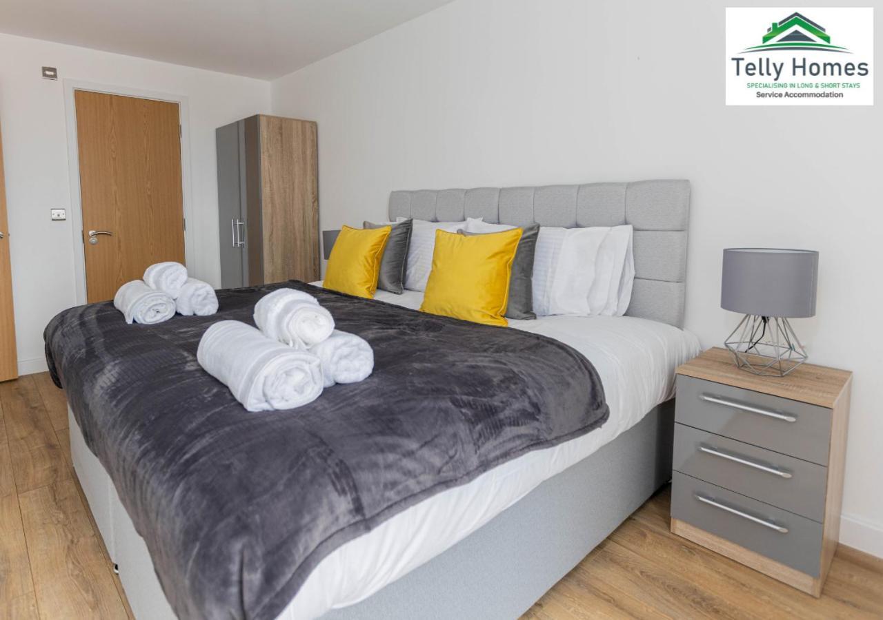 5 Percent Off Weekly And 20 Percent Off Monthly Bookings - Marigold Unit At Telly Homes Limited Birmingham City Centre -2 Bedroom Apartment, Free Wifi Exteriör bild