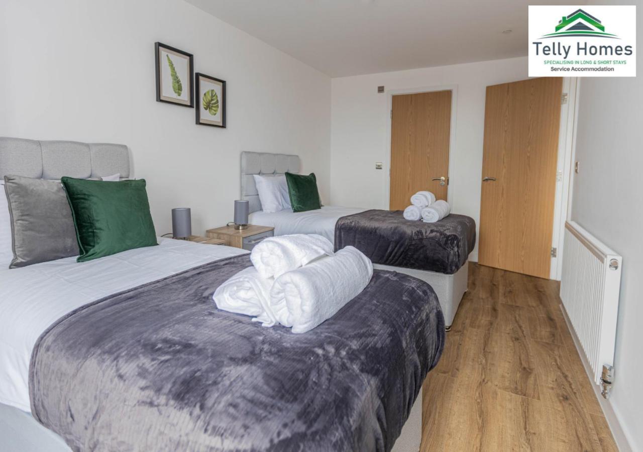 5 Percent Off Weekly And 20 Percent Off Monthly Bookings - Marigold Unit At Telly Homes Limited Birmingham City Centre -2 Bedroom Apartment, Free Wifi Exteriör bild