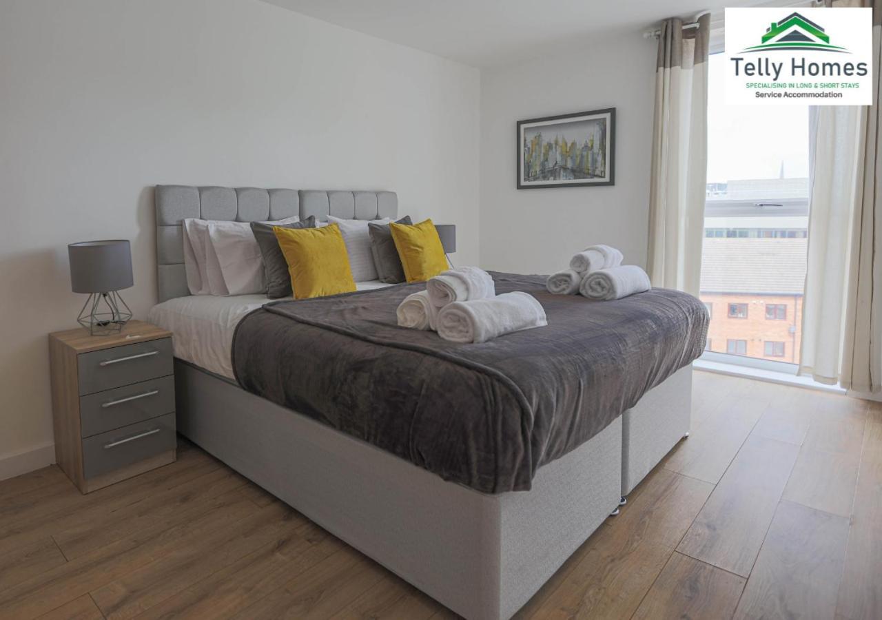 5 Percent Off Weekly And 20 Percent Off Monthly Bookings - Marigold Unit At Telly Homes Limited Birmingham City Centre -2 Bedroom Apartment, Free Wifi Exteriör bild